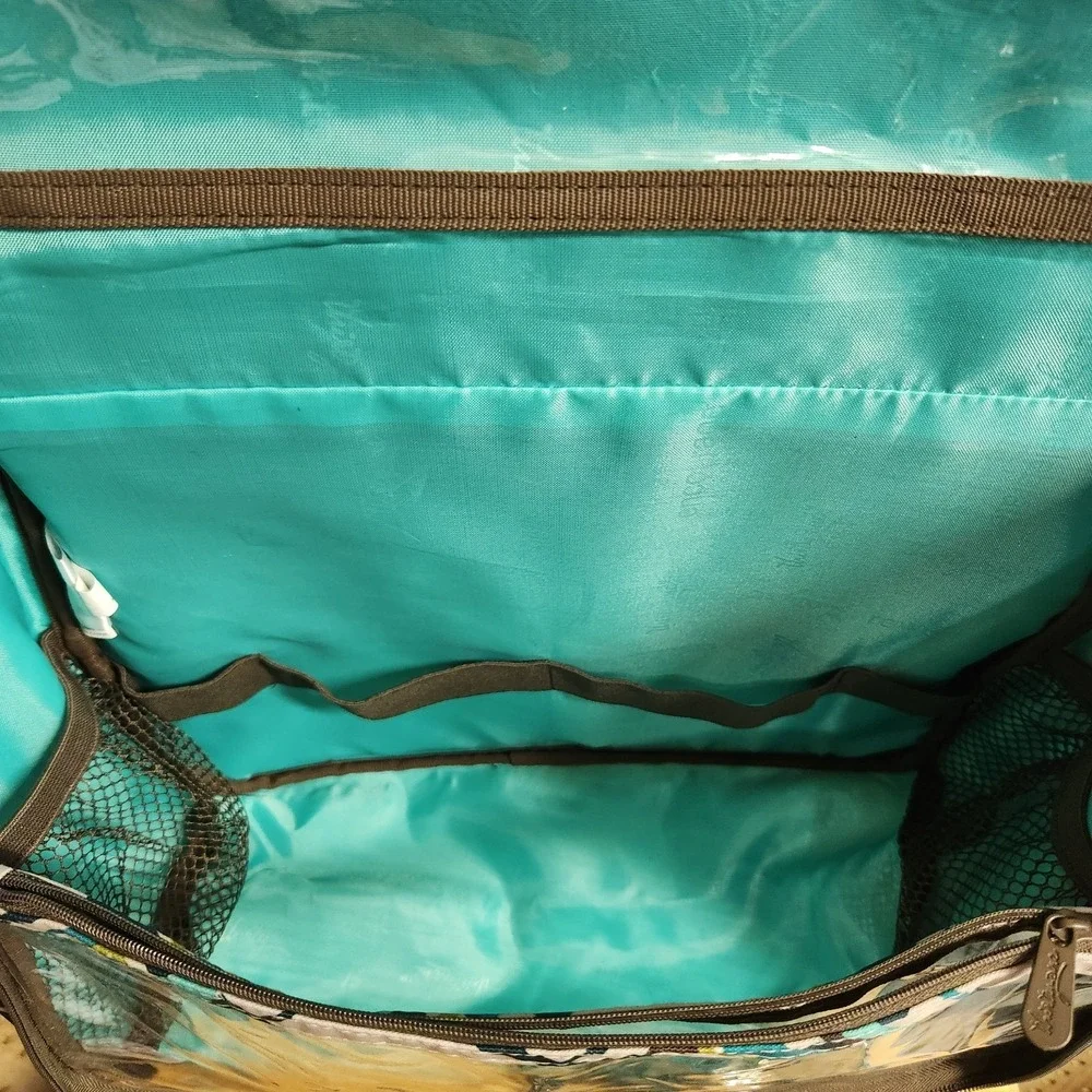 Thirty One 31 Bag Travel Shower Caddy Bag With Bottles Side Pockets Hang Storage - Picture 6 of 10